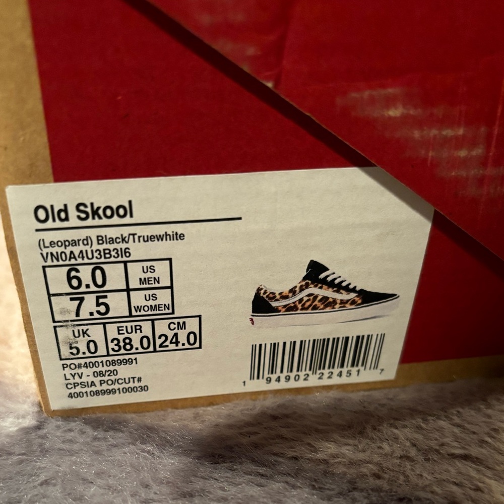 Leopard Old Skool Vans - Picture 3 of 3